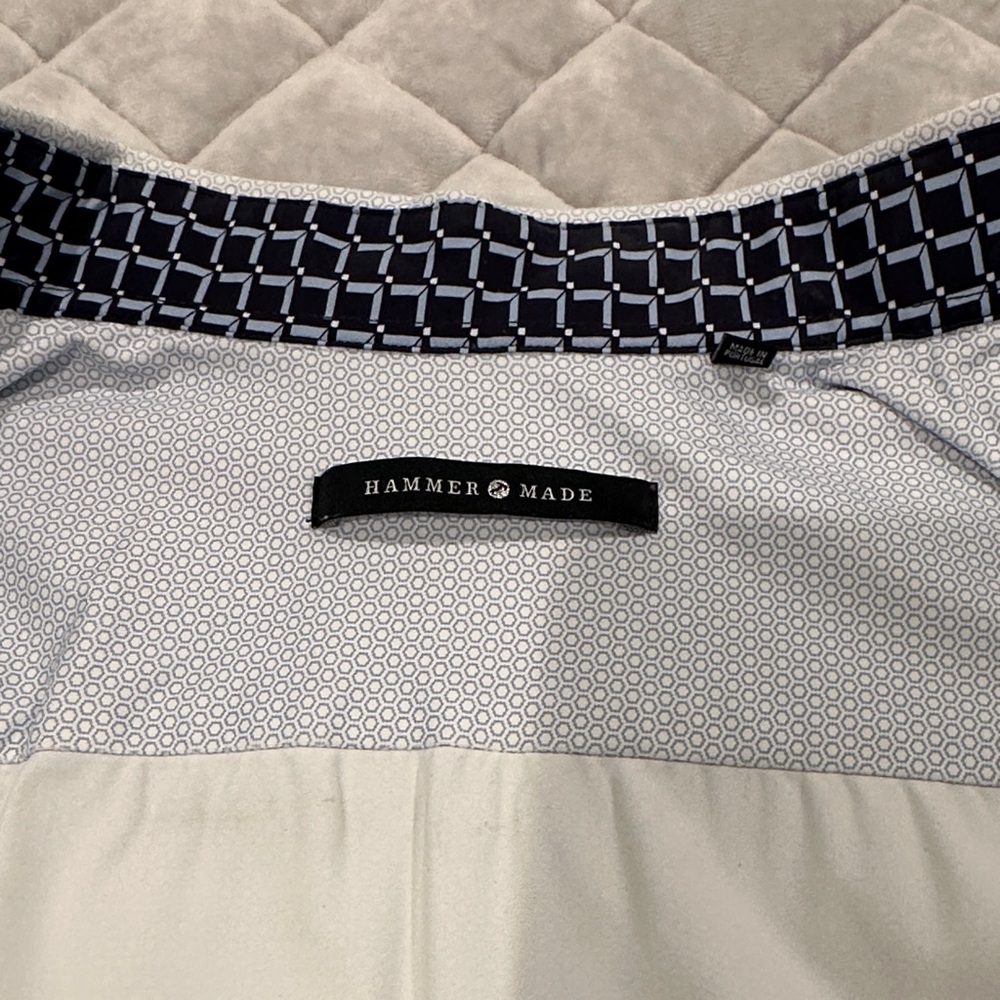 Hammer Made Men's Blue Dress Shirt
